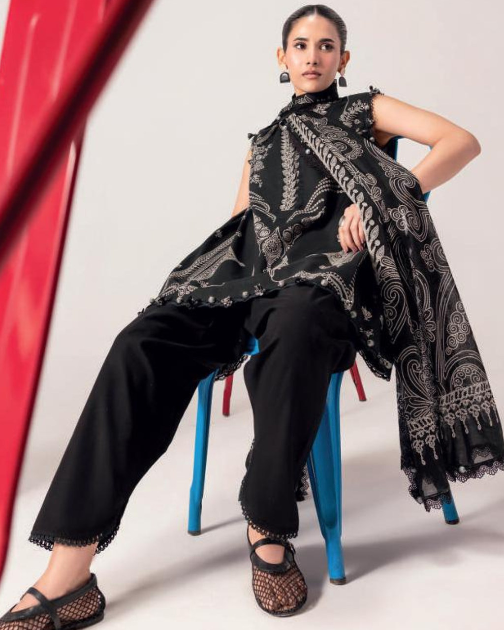 Original Ethnic Printed Shirt Unstitched