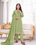 Embroidered 3- piece suit