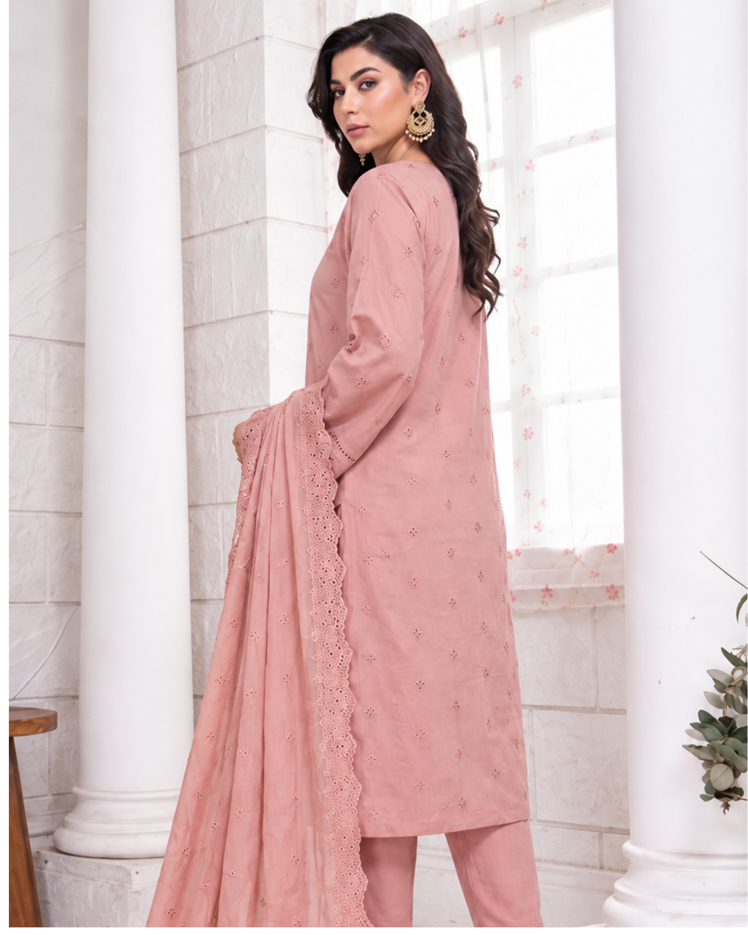 Embroidered 3- piece suit