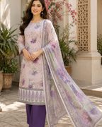Printed Lawn Unstitched 3 Piece Suit