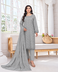 Embroidered 3- piece suit