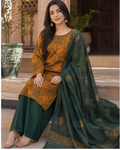 3-Piece imported printed suit