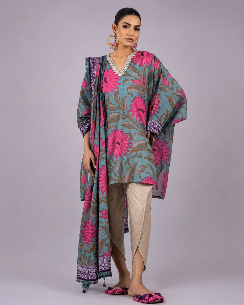 3- Piece Digital Printed Lawn Suit