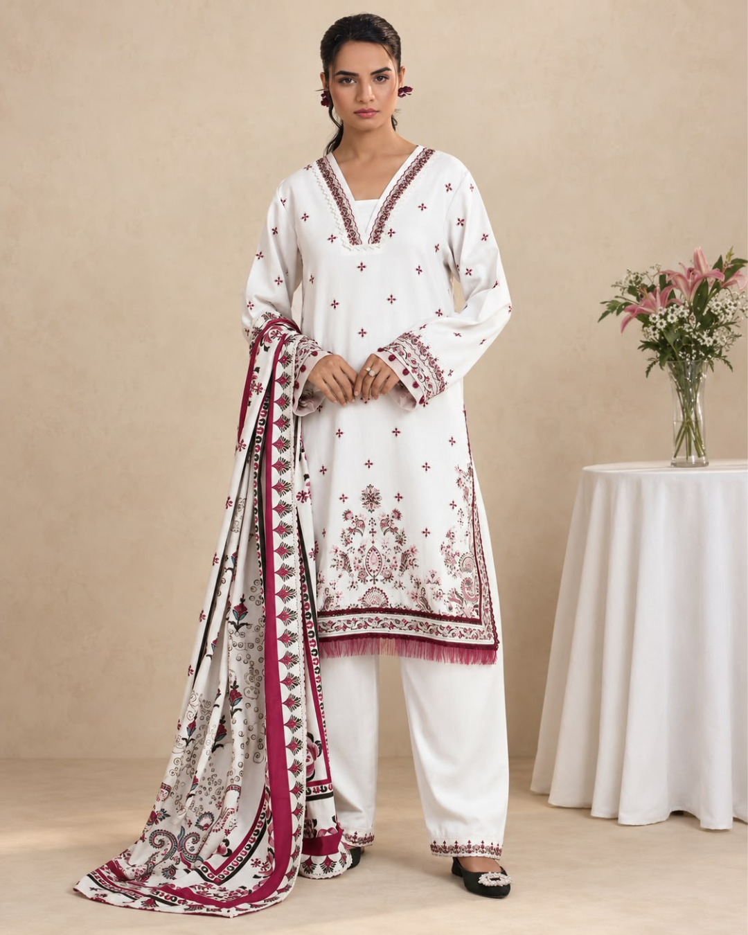 Safanoor Diyar Embroidered 3PC